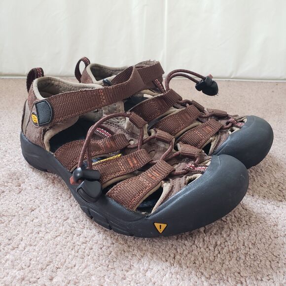 Keen Newport H2 Kids Size 2 Brown Outdoor Hiking Sandals Waterproof Sport - Picture 2 of 10